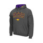 Men's Charcoal Northern Iowa Panthers Arch and Logo Pullover Hoodie