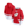 Men's Branded Red Wisconsin Badgers First Battle Pullover Hoodie