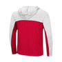 Men's Red Wisconsin Badgers Flick Quarter-Zip Hoodie Windshirt