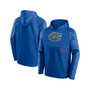 Men's Branded Royal Florida Gators Defender Raglan Pullover Hoodie