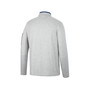 Men's Heathered Gray, Navy West Virginia Mountaineers Country Club Windshirt Quarter-Zip Jacket