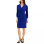Women's Faux-Wrap Sheath Dress