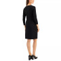 Women's Faux-Wrap Sheath Dress