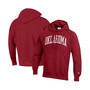 Men's Crimson Oklahoma Sooners Big and Tall Reverse Weave Fleece Pullover Hoodie Sweatshirt