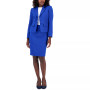 Women's Check Three-Button Jacket & Skirt Suit, Regular and Petite Sizes