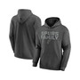 Men's Heathered Charcoal San Antonio Spurs Victory Earned Pullover Hoodie