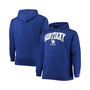 Men's Royal Kentucky Wildcats Big and Tall Arch Over Logo Powerblend Pullover Hoodie