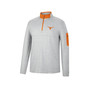 Men's Heathered Gray, Texas Orange Texas Longhorns Country Club Windshirt Quarter-Zip Jacket
