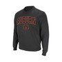Men's Charcoal Auburn Tigers Arch Logo Crew Neck Sweatshirt