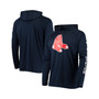 Men's Navy Boston Red Sox Terminal Tackle Omni-Shade Raglan Pullover Hoodie