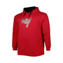Men's Red Tampa Bay Buccaneers Big and Tall Logo Pullover Hoodie