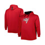 Men's Red Tampa Bay Buccaneers Big and Tall Logo Pullover Hoodie
