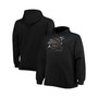 Men's Black Atlanta Hawks Big and Tall Pop Pullover Hoodie