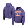 Men's Purple Clemson Tigers Volume Up Essential Fleece Pullover Hoodie