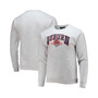 Men's Heathered Gray Auburn Tigers Upperclassman Pocket Pullover Sweatshirt