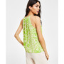 Women's Printed Sleeveless Halter Top, Created for Macy's