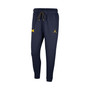 Men's Brand Navy Michigan Wolverines Team Travel Fleece Pants