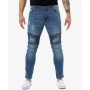 Men's Regular Fit Moto Jeans