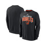 Men's Black Baltimore Orioles Cooperstown Collection Team Shout Out Pullover Sweatshirt