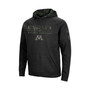 Men's Black Minnesota Golden Gophers OHT Big Tall Raglan Pullover Hoodie