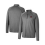 Men's Heathered Gray Texas A&M Aggies Earth First Raglan Quarter-Zip Windshirt