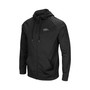 Men's Black Arkansas Razorbacks Blackout 3.0 Tonal Raglan Full-Zip Hoodie
