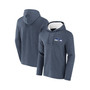 Men's NFL x Darius Rucker Collection by Heathered College Navy Seattle Seahawks Waffle Knit Pullover Hoodie