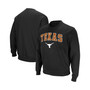 Men's Black Texas Longhorns Arch & Logo Pullover Sweatshirt