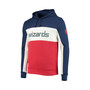 Men's Navy, White Washington Wizards Wordmark Colorblock Fleece Pullover Hoodie