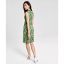 Women's Printed Sleeveless V-Neck Wrap Dress