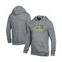 Men's Heathered Gray Oregon Ducks Team Stack Challenger Tri-Blend Pullover Hoodie
