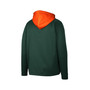 Men's Green Miami Hurricanes Luge 3.0 Quarter-Zip Hoodie