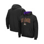 Men's Black ECU Pirates Arch and Logo Pullover Hoodie