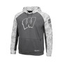 Men's Gray, Arctic Camo Wisconsin Badgers OHT Military-Inspired Appreciation Tonal Raglan Pullover Hoodie