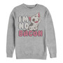 Disney Men's Moana Pua Cute I'm No Bacon, Crewneck Fleece