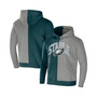Men's NFL X Staple Green, Gray Philadelphia Eagles Split Logo Pullover Hoodie