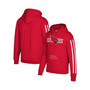 Men's Cardinal Arizona Cardinals Three Stripe Pullover Hoodie