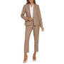 Women's Plaid Mid-Rise Ankle Pants