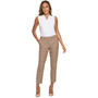 Women's Plaid Mid-Rise Ankle Pants