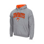 Men's Heathered Gray Oklahoma State Cowboys Arch Logo 3.0 Pullover Hoodie
