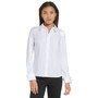 Knit Combo Button Down Shirt