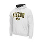Men's White Missouri Tigers Arch & Logo 3.0 Pullover Hoodie