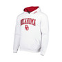 Men's White Oklahoma Sooners Arch and Team Logo 3.0 Pullover Hoodie