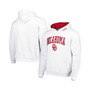 Men's White Oklahoma Sooners Arch and Team Logo 3.0 Pullover Hoodie