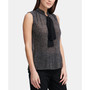 Pleated Tie-Neck Top