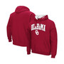Men's Crimson Oklahoma Sooners Arch & Team Logo 3.0 Pullover Hoodie