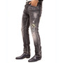 Men's Modern Skull Drip Denim Jeans