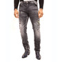 Men's Modern Skull Drip Denim Jeans