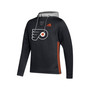 Men's Black Philadelphia Flyers Skate Lace Primeblue Team Pullover Hoodie