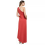 Women's Asymmetrical High-Slit Single-Strap Dress